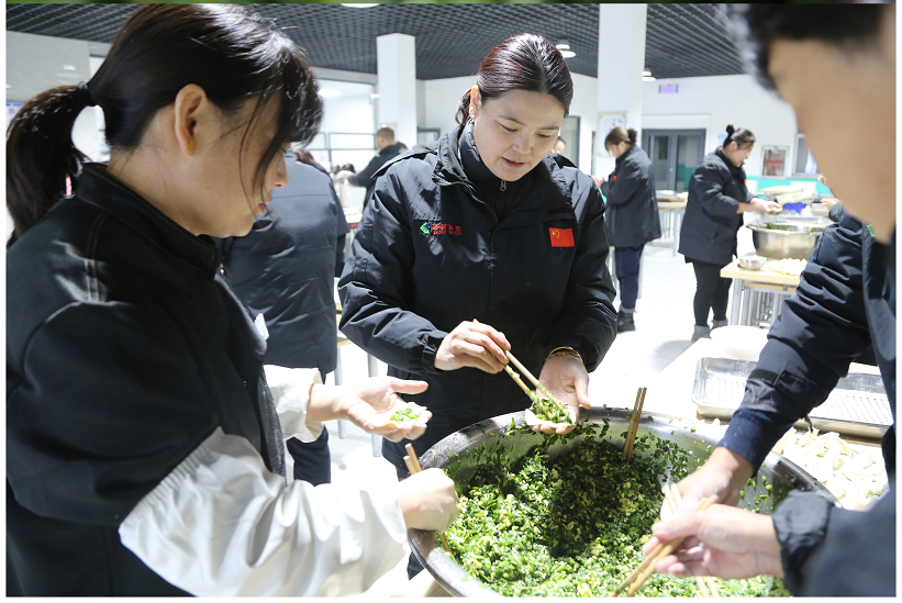 歲寒隆冬至，煮餃話團圓 ——藥都集團工會舉辦冬至日包餃子活動